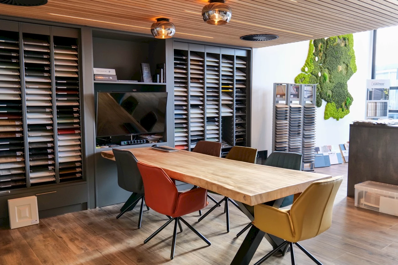 kleuren en materialen zorgwoning